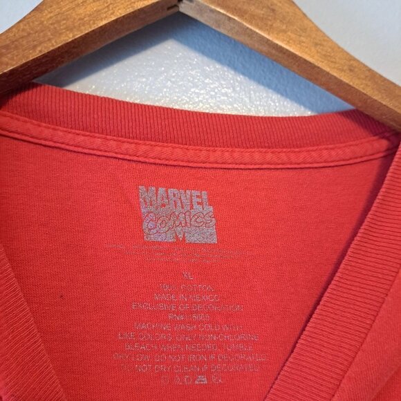 Marvel Comics CAPTAIN AMERICA TSHIRT  When Wakes the Sleeper RED Size‎ XL - Picture 5 of 8
